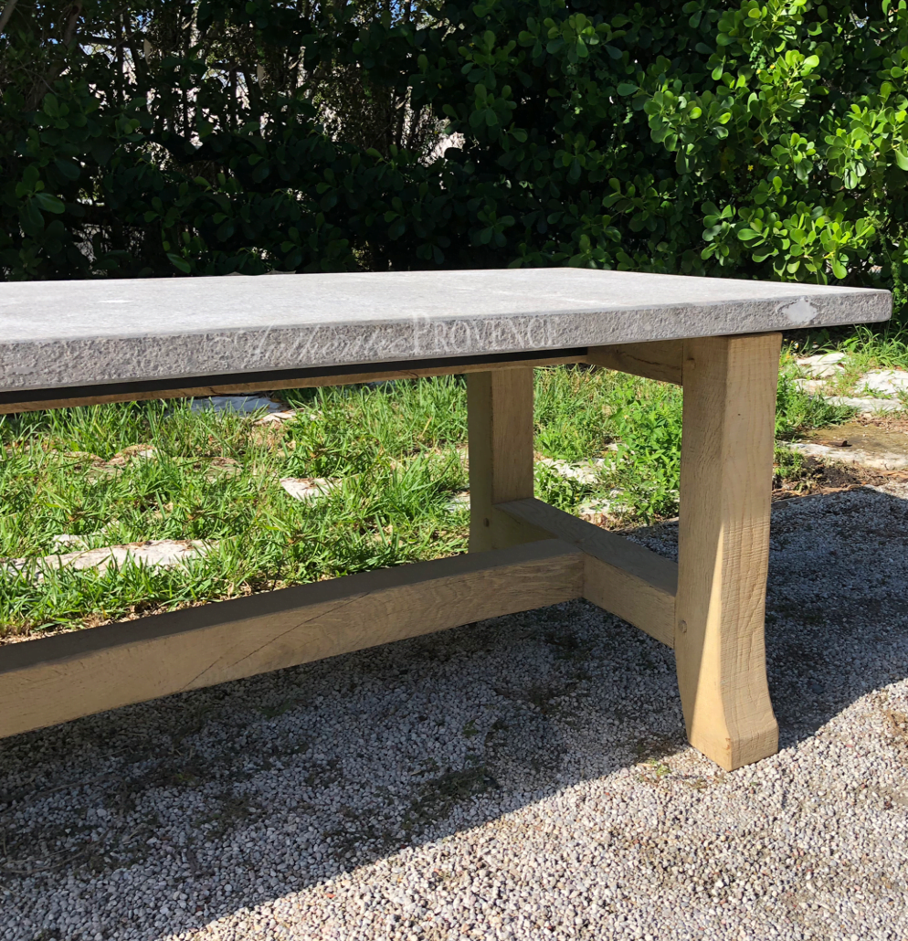 Belgian Bluestone Dining Table Imported Garden Furniture